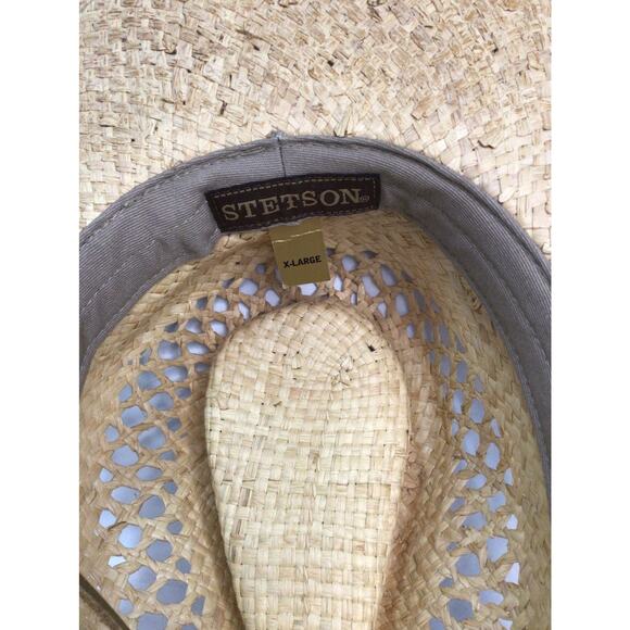 Stetson Mens Stoney Creek Western Cowboy Hat Brown Size XL Chin Strap Concert - Picture 7 of 8